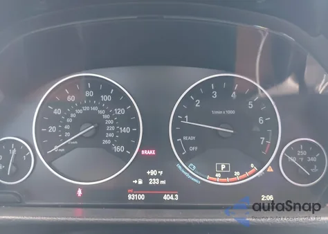 2015 BMW 328I из США, поврежденный, VIN WBA3A5G51FNS87964